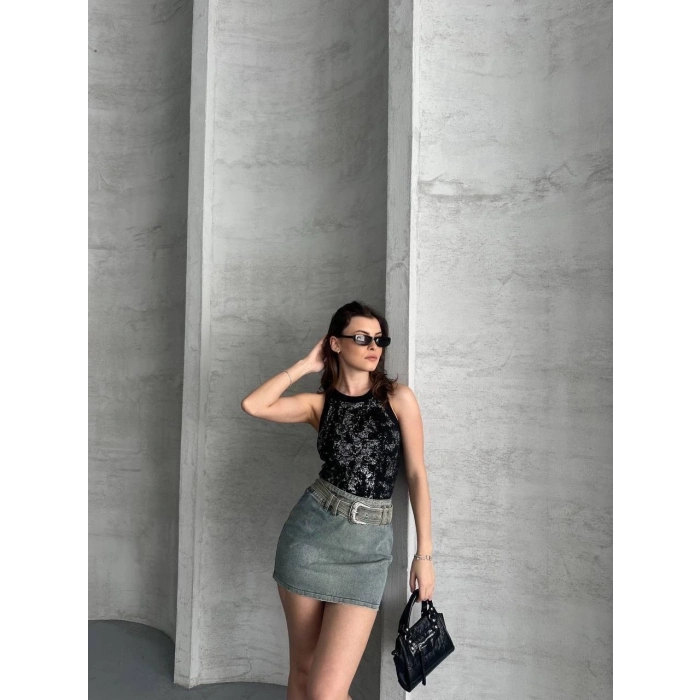 TAVSİYE EDİLEN GÜVENLİ SATICI Varaklı bluz