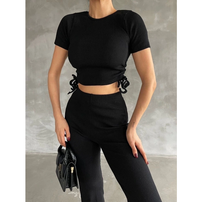 TAVSİYE EDİLEN GÜVENLİ SATICI Yanları tüneli takım siyah s3161