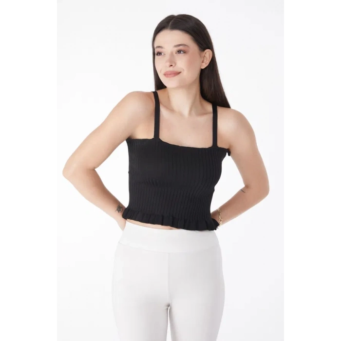 TAVSİYE EDİLEN GÜVENLİ SATICI Yazlık triko crop