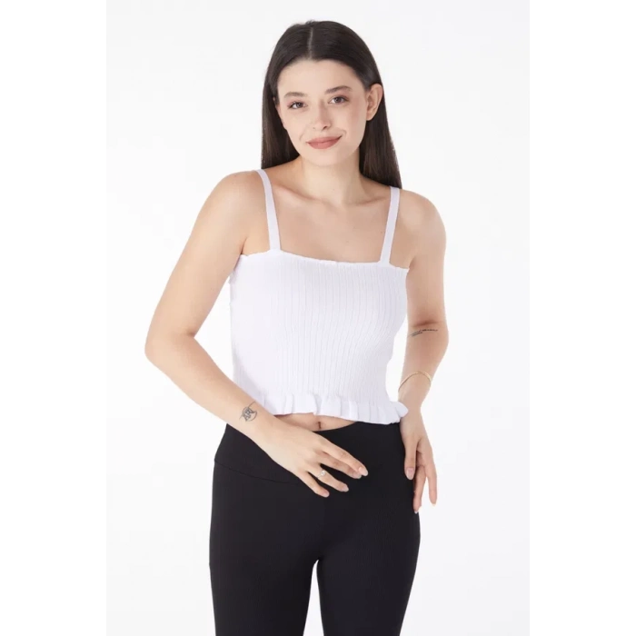 TAVSİYE EDİLEN GÜVENLİ SATICI Yazlık triko crop