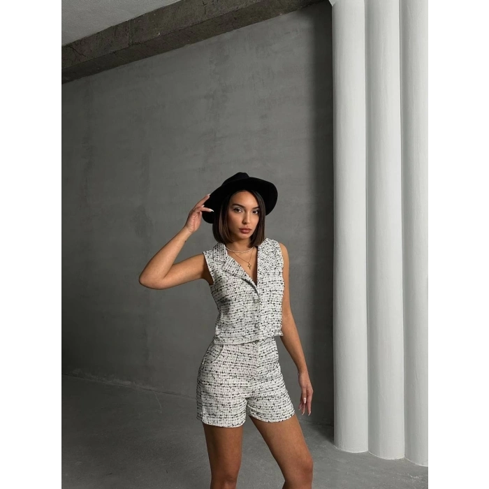 TAVSİYE EDİLEN GÜVENLİ SATICI Yelekli şort takım