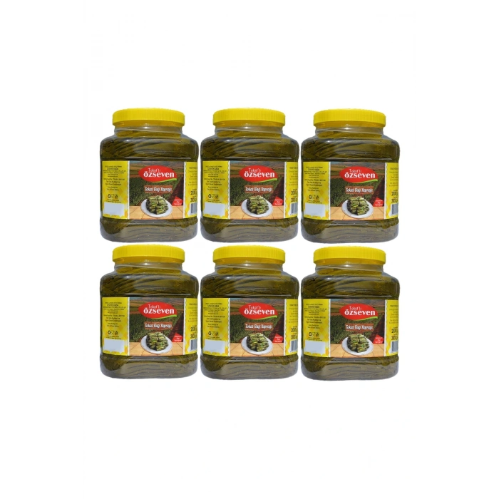 Tokat Bağ Yaprağı (6 Adet x 3000gr) 1 Koli