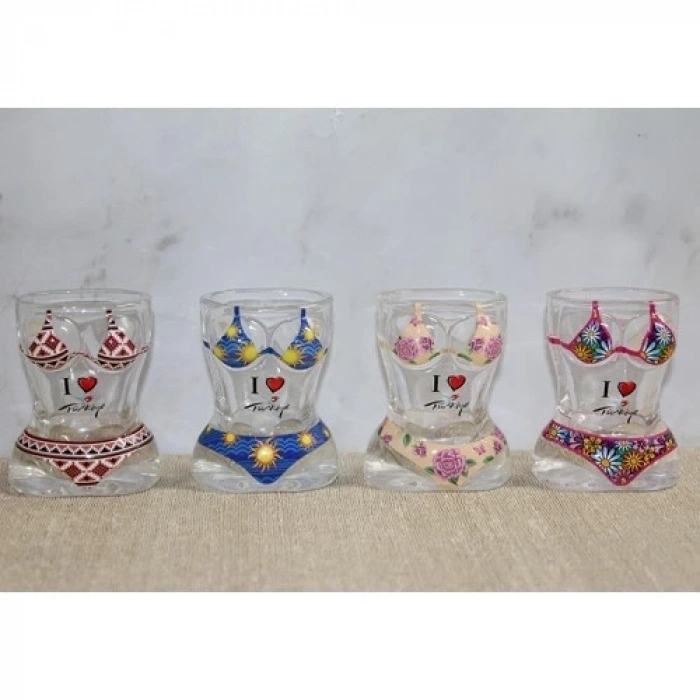 Vücut Tasarımı Cam Shot Bardak