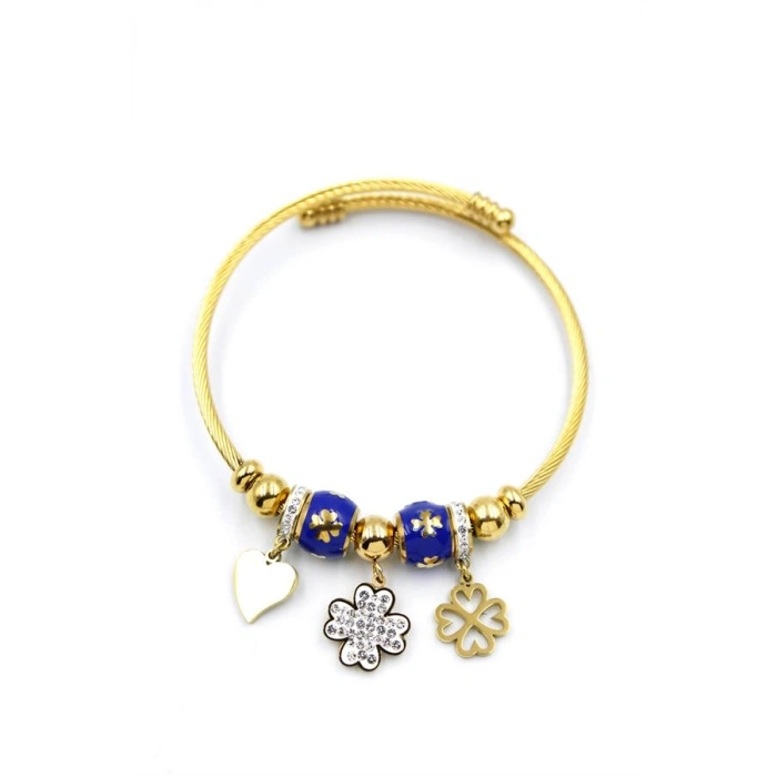 Yonca Charm Bilezik - Altın