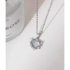 316L Çelik Zincir Gümüş Renk Kalp Model Kadın Kolye