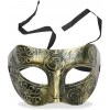 Altın Eskitme Yüz Maskesi - Antik Tarz Balo Maskesi