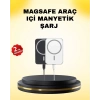 ÇOK SATAN 15W Kablosuz Şarj Destekli MagSafe Araç Tutucu Havalandırma Klipsli