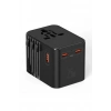 ÇOK SATAN 25w Evrensel Seyahat Adaptörü, Eu/us/uk/au Priz Dönüştürücü, 1x Usb, 2x Type-c Hızlı Şarj