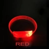ÇOK SATAN 3 Modlu Pilli Led Işıklı Esnek Parti Bilekliği Kırmızı