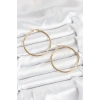 ÇOK SATAN 316L Çelik Gold Renk 45 mm Halka Kadın Küpe