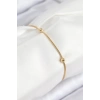 ÇOK SATAN 316L Çelik Topcuk Model Gold Renk Kadın Bileklik