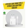 ÇOK SATAN 67W Turbo Hızlı Şarj Adaptörü ve Type-C Kablo Güvenli Şarj Teknolojisi