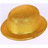 ÇOK SATAN Altın Renk Yuvarlak Simli Plastik Parti Şapkası