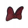 ÇOK SATAN Aplike Ütü İle Yapışan Küçük Kelebek Kırmızı Arma 3x2 cm