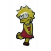 ÇOK SATAN Aplike Ütü İle Yapışan Simpson Lisa Arma 6x2,5 cm
