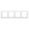 ÇOK SATAN Beyaz 4 Lü Çerçeve - Priz ve Anahtar İçin Uyumlu Çerçeve