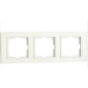 ÇOK SATAN Beyaz Üçlü Çerçeve - Priz ve Anahtar İçin Uyumlu Çerçeve