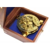 ÇOK SATAN BFS Ahşap Kutulu El Yapımı Pirinç Güneş Saati Ve Pusula 15640