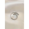 ÇOK SATAN BFS Ayarlamalı Silver Renk Metal Zirkon Taşlı Kanat Yüzük