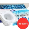 ÇOK SATAN BFS  Hijyenik Tek Kullanımlık Klozet Kapağı Poşeti 50 Adet KUTULU