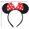 ÇOK SATAN BFS Kırmızı Fiyonklu Minnie Mouse Taç Fare Tacı Kafa Bandı