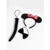 ÇOK SATAN BFS Minnie Mouse Kostüm Seti Taç Kuyruk Papyon Gösteri Seti