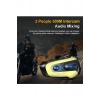 ÇOK SATAN BFS N3x Rgb Işıklı Intercom 3 Kişi Bağlantılı 1000mah Motosiklet Bluetooth Kulaklık Seti
