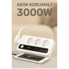 ÇOK SATAN BFS P10 3x Priz 3000w Akım Korumalı 4x Usb 2x Type-c Girişli Çoklu Priz