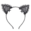 ÇOK SATAN BFS Siyah Kedi Dantel Taç + Eldiven Seti – Parti, Dans Ve Kostüm Kombini