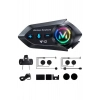 ÇOK SATAN BFS Y12  Motor Kask Kulaklık Rgb Modlu Radyolu Motosiklet Kulaklık 5.3 Bluetooth Intercom