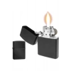 ÇOK SATAN Çakmak Parlak Siyah Zippo Benzinli Çakmak Cep Boy Doldurulabilir