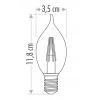 ÇOK SATAN CATA CT 4062 4W Led Flament Ampul 3200K Günışığı E14 Duy