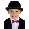ÇOK SATAN Charlie Chaplin Stil Çocuk Şapkası – Siyah Melon Parti Şapkası