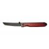 ÇOK SATAN Chris Reeve Pocket Samurai 7425 RD Kırmızı Kamp / Outdoor Çakı 18cm - Manuel, Kemerlikli, Kutulu