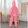 ÇOK SATAN Çocuk Tavşan Kostümü Pembe Renk 4-5 Yaş 100 cm