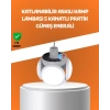 ÇOK SATAN Çok Amaçlı Katlanabilir Güneş Enerjili Kamp Lambası – Masa Üstü ve Asılabilir Kullanım