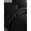 ÇOK SATAN Cotton Box Çift Kişilik Jakarlı Saten Nevresim Takımı Dama Siyah