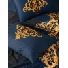 ÇOK SATAN Cotton Box Palace Saten Çift Kişilik Nevresim Takımı Tutsu Lacivert
