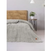 ÇOK SATAN Cotton Box Wave Gri Çift Kişilik Yorgan