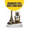 ÇOK SATAN Dekoratif Eyfel Kulesi ve Kum Saati Vintage Tarzı Masa Süsü Biblo