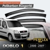 ÇOK SATAN Fiat Doblo 1 2000-2009 Cam Rüzgarlığı V2 Düz