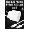 ÇOK SATAN Güç Adaptörü ve Kablosu Şarj Aleti 15/15 Pro Max Uyumlu Hızlı Şarj