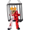 ÇOK SATAN Hareketli Sesli Sensörlü Mahkum Joker İskelet Dekorasyon 22x27 cm