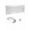 ÇOK SATAN Kablosuz Klavye Mouse Seti Beyaz Q Klavye Tüm Cihazlara Uyumlu