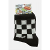 ÇOK SATAN Kare Desenli Kolej Çorap 8*28
