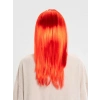 ÇOK SATAN Kırmızı Renk Uzun Düz Parti Peruğu