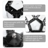 ÇOK SATAN Ledx Ayarlanabilir Açılı 5 Kanatlı 148 Smd Ledli Galaxy Projektör Işığı 60w 6600 Lumen E27 32cm Çap