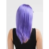 ÇOK SATAN Lila Renk Uzun Düz Parti Peruğu
