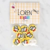 ÇOK SATAN Loren Crafts 8li Kedi Düğme - 1063