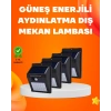 ÇOK SATAN Montajlı Güneş Enerjili Duvar Tipi Aydınlatma – 8 Saat Çalışma Süresi